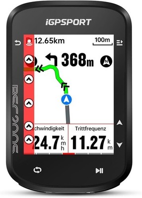 Igpsport BSC200S Fahrradcomputer Kabellos GPS, Routennavigation Weiterfahrtfunkt