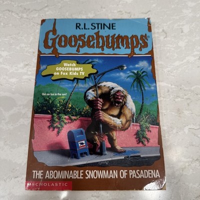 Vintage  Goosebumps #38 The Abominable Snowman of Pasadena R. L. Stine 1995