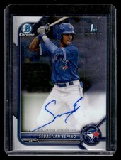 2022 Bowman Chrome #CPA-SE Sebastian Espino Prospect Autographs