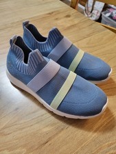 NWOB SPENCO Karma Stretch Slip-on Sneakers In Blue Stone sz 7-B SUPER COMFY  