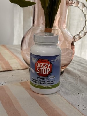Dizzy Stop Dietary Supplement Capsules 80 Count Ginger Formula