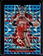 2023-24 Panini Mosaic #23 Dillon Brooks Reactive Blue