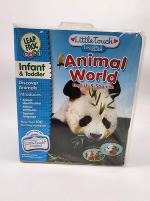 LeapFrog Baby Animal World English and Spanish Little Touch LeapPad Infant Game