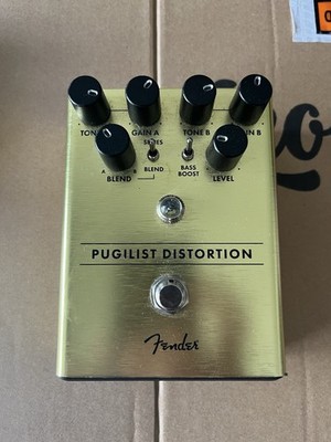 Used Fender Pugilist Distortion Electric Guitar Effects Pedal