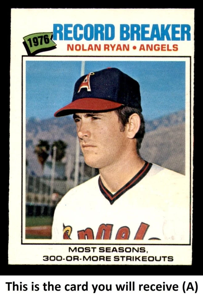 1977 O-PEE-CHEE (OPC) - CALIFORNIA ANGELS Team Set (A) Nolan Ryan o/c - Image 3 of 4