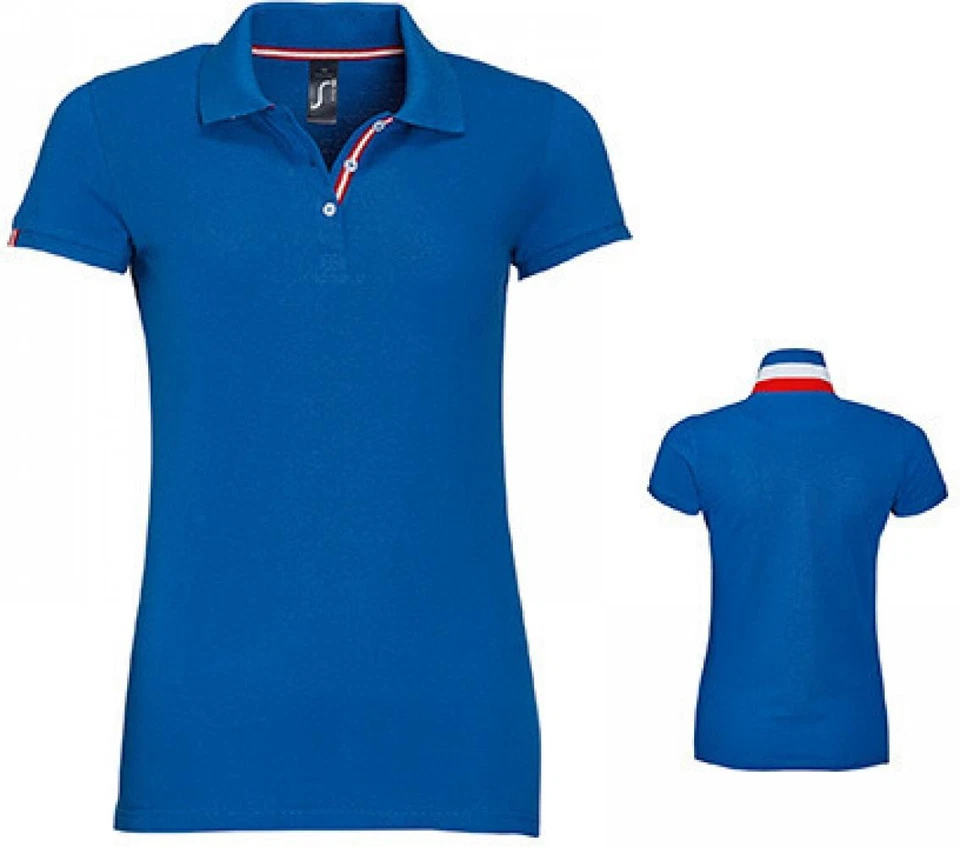 Damen Polo Shirt Ladies Sols Patriot Baumwolle neu Auslaufmodell - Bild 1 von 1