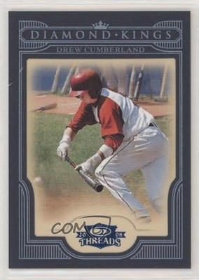 2008 Donruss Threads Diamond Kings Blue Framed 12/50 Drew Cumberland #DK-17 0g9r