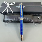 Bid Meisterstuck Le Petit Prince 163 w MONTBLANC Fountain Pen Navy Silver Fast — photo 2