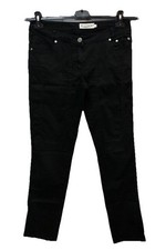 Jeans Jeckerson Donna Taglia 44 Nero Pant Pantalone Cotone Woman Logo Pants 