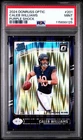2024 Panini Donruss Optic Caleb Williams Rated Rookie #201 Purple Shock PSA 9