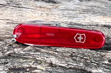 Victorinox Swiss Army Knife, Spartan Red Translucent 1.3603.T, New In Box