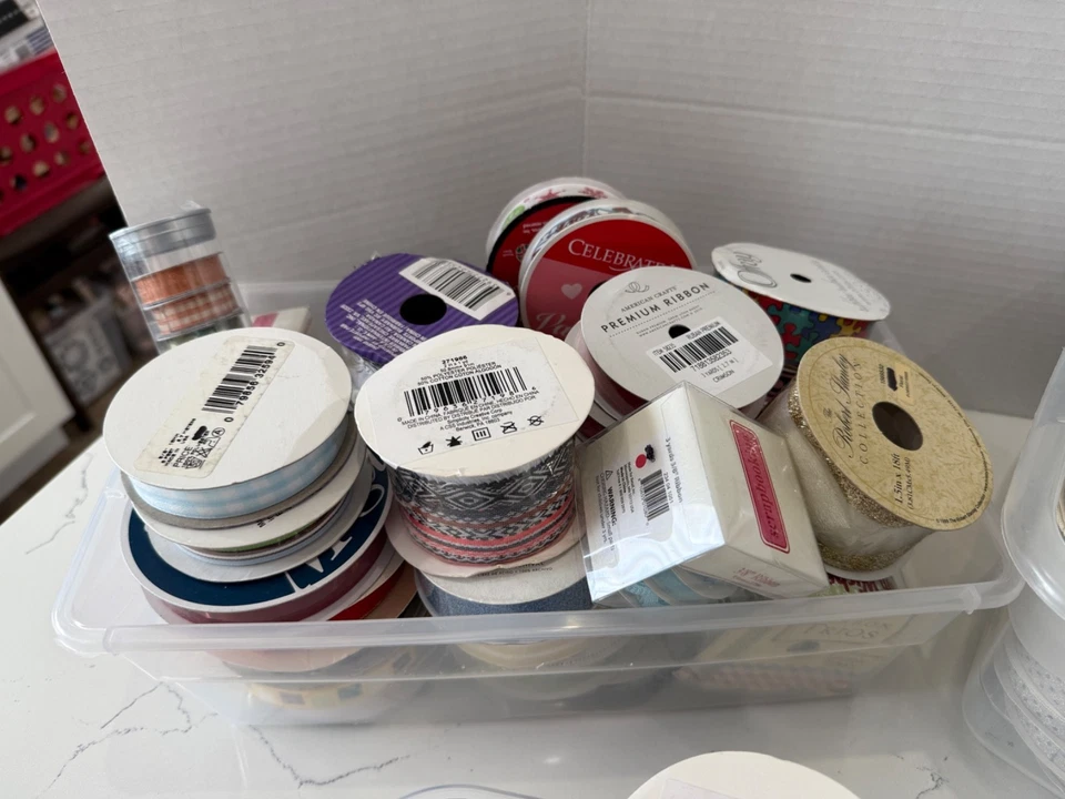 Scrapbooking Ribbon - Various Brands Colors Sizes - You Choose From List - Image 3 of 4