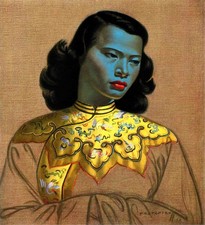 Vladimir Tretchikoff - Classic Oriental Portrait 1950s Masterpiece Iconic Mid Ce