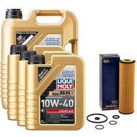MotoröL Set 10W-40 Liqui Moly 8 Liter + ÖLfilter FüR Mercedes Sprinter 216 B906