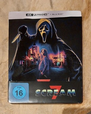 Scream 7 - 4K UHD (Ultra HD) Limited Steelbook + Blu-ray -  wie NEU
