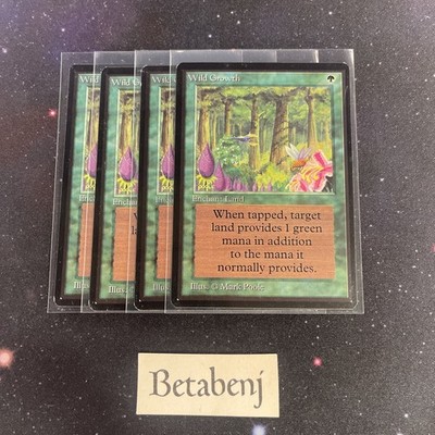 1x MTG Beta Wild Growth from Estate Collection