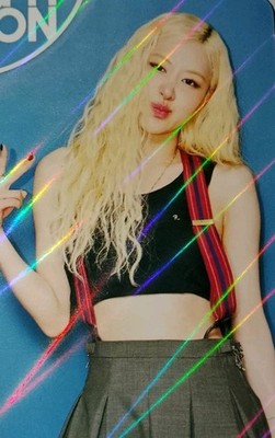 Blackpink Rose 7x5cm Holo Card Neu I Love Rosie