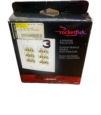 Rocketfish 6 Speaker Wallplate Open box