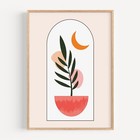 Boho Abstract Terracotta Modern Minimalist Wall Art Poster Print 30.19