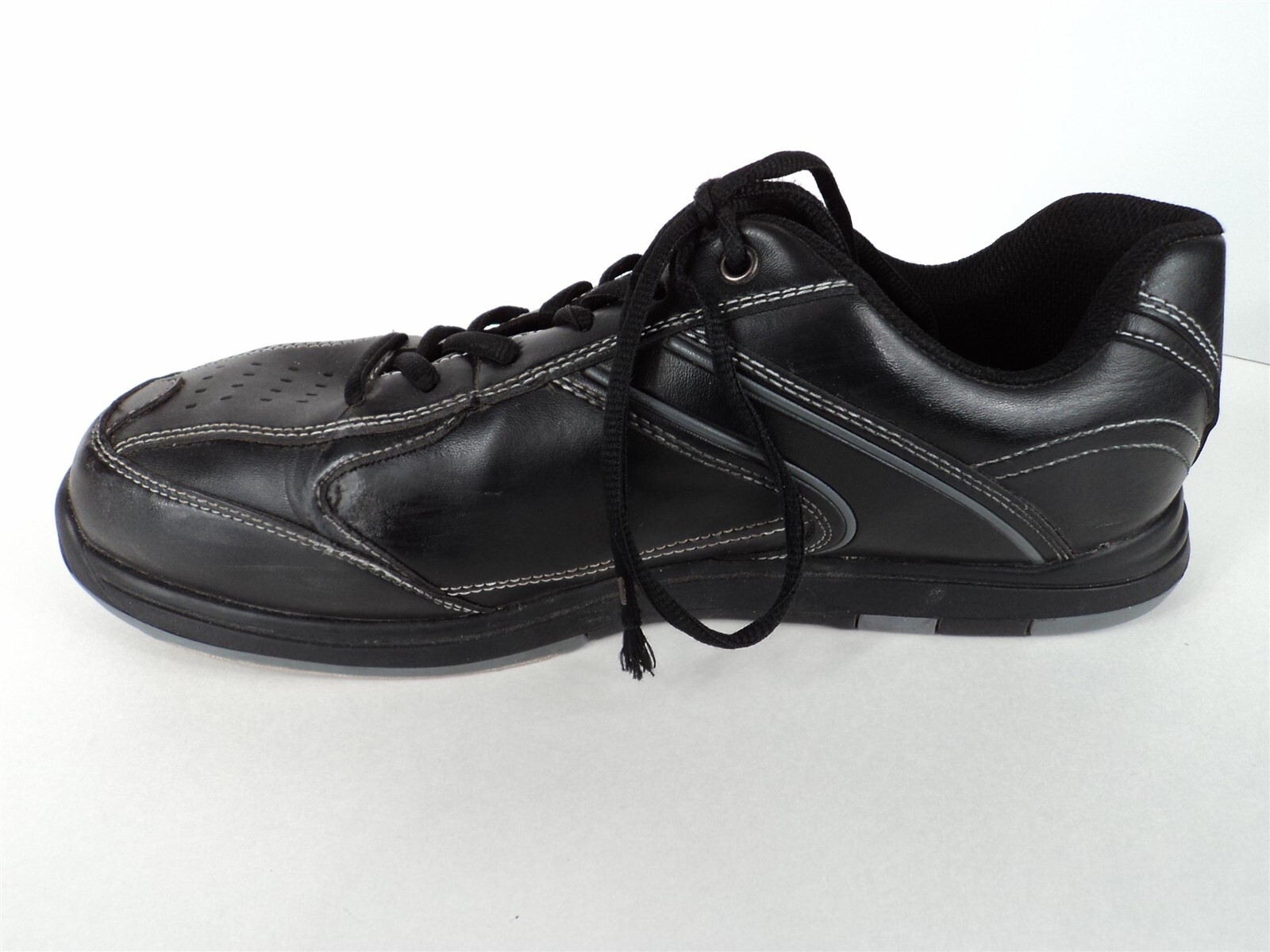 Men's Brunswick Flyer Flex Slide Black Bowling Shoes … Gem