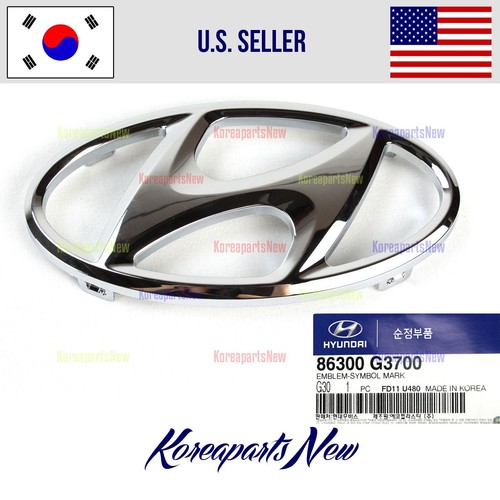 FRONT Grille Emblem Logo 86300G3700 ⭐OEM⭐ Hyundai Elantra GT NLine