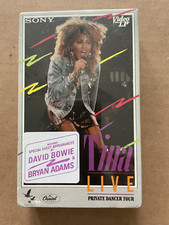 Vintage BETA Movie Film Tape TINA TURNER Private Dancer Tour SEALED David Bowie