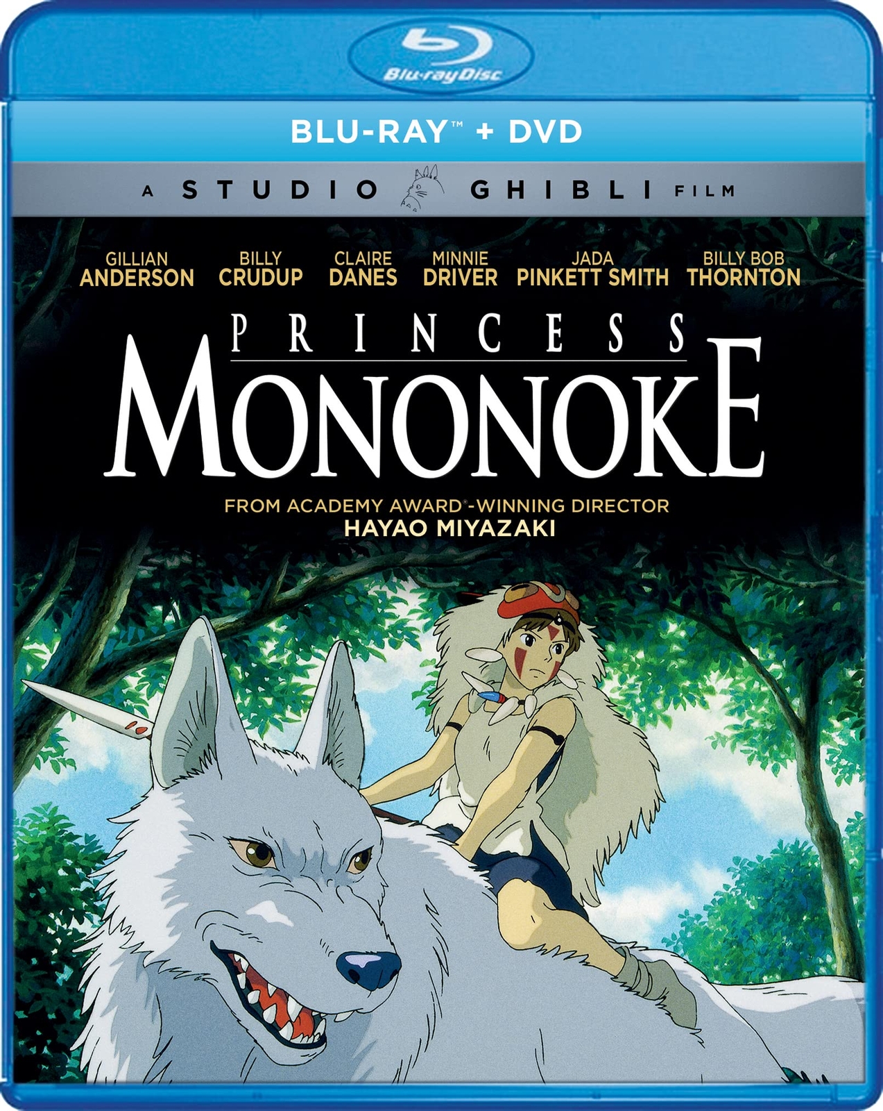 Princess Mononoke (Bluray/DVD Combo) (Blu-ray) Claire Danes Billy Crudup