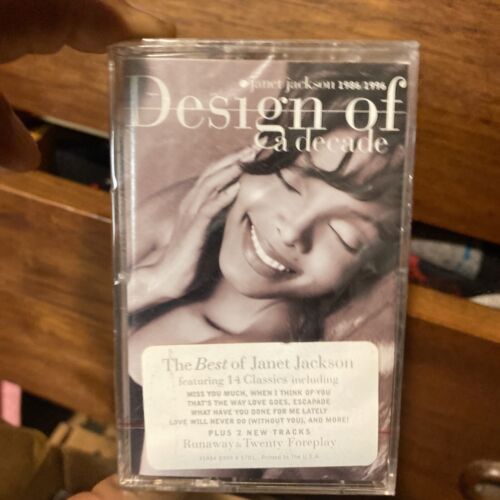 Janet Jackson/ Design of a Decade/ SEALED Cassette Hype Sticker NOS B4 - Photo 1 sur 6