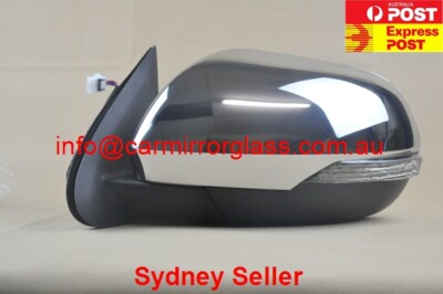 DOOR MIRROR FOR MITSUBISHI TRITON MR 2018 ONWARD, LEFT (Chrome, Electric Folding