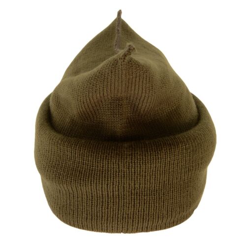 Reproduction WW2 British Commando Cap Comforter - Olive Drab Multiway Hat Scarf - Picture 2 of 6