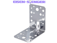 Gah Alberts-335250-Schwerlast-Winkelverbinder Mit Sicke, Edelstahl, 90X90X65 Mm