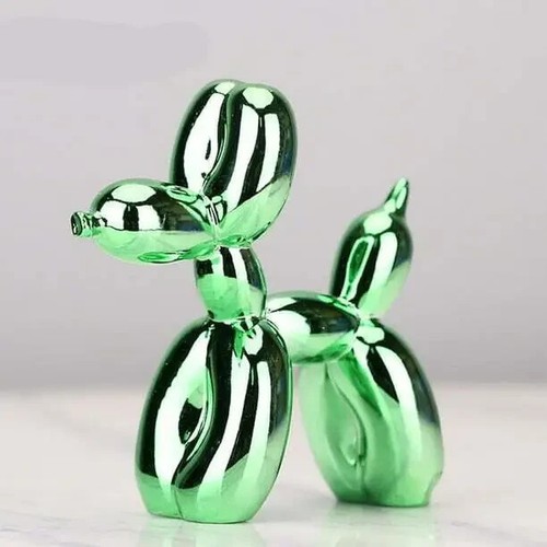 Electroplated Resin Dog Crafts Nordic Balloon Dog Ornament Puppy Sculpture Home - Picture 5 of 18