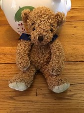 MACABEE 8" Bear Bow Tie Stuffed Animal RARE