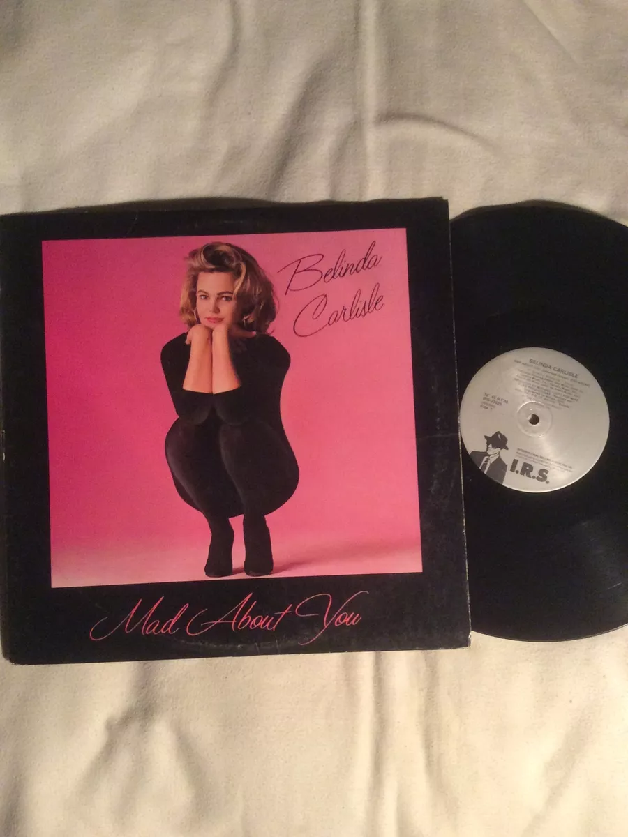 Belinda Carlisle 12” Mix Vinyl Mad About You 3 Track EP 1986 I.R.S. LP Go Go’s