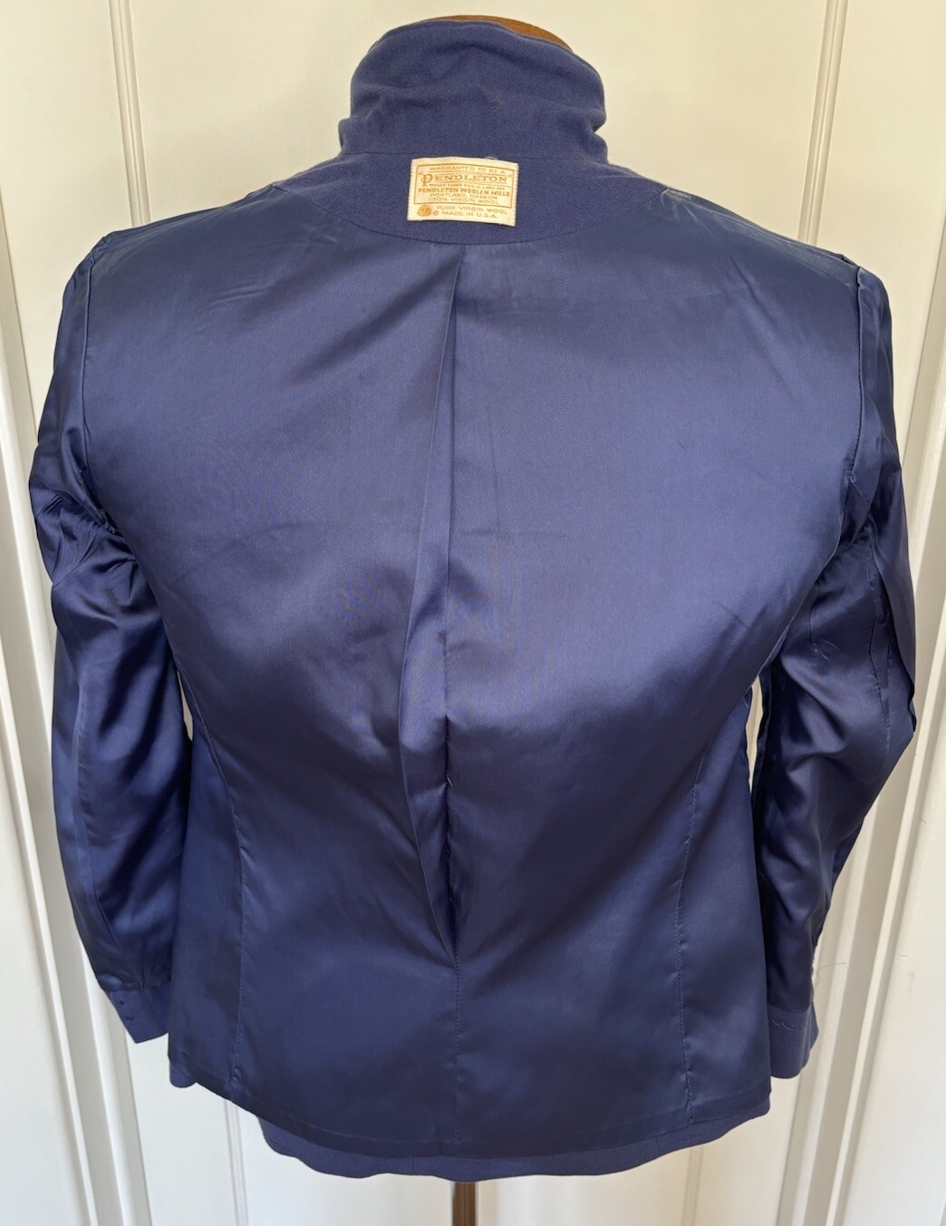 Vintage Pendleton Lilac Periwinkle Solid Jacket P… - image 8