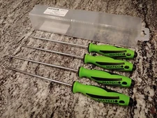 Matco Tools 4 PIECE LONG MINI HOOK AND PICK SET - HI-VIS GREEN