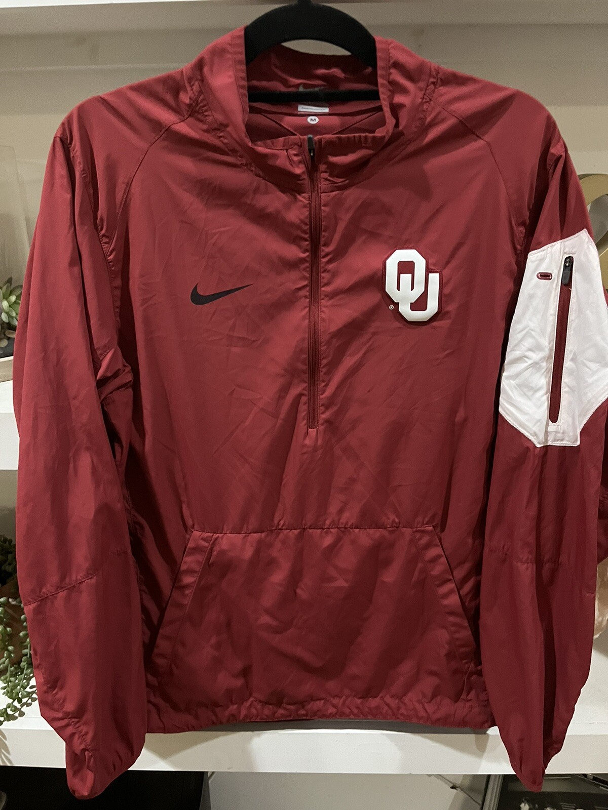 SACAI X NIKE Nike University Of Oklahoma Sooners Pullover Giacca a Vento Uomo Medium