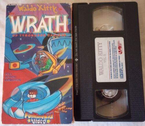 Funtime Kid Video Waldo Kitty Band 2 VHS Filmation 1975 Animated Cartoon Vintage