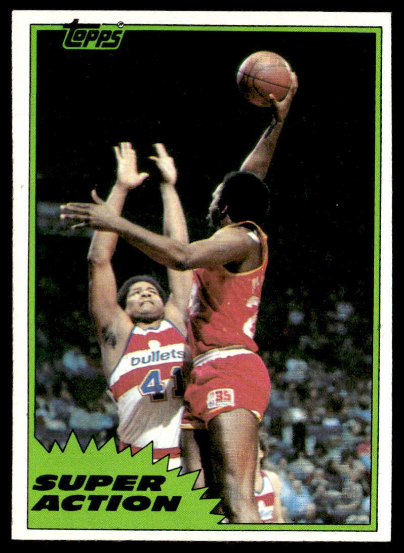1981-82 Topps #MW110 Moses Malone BASKETBALL Houston Rockets