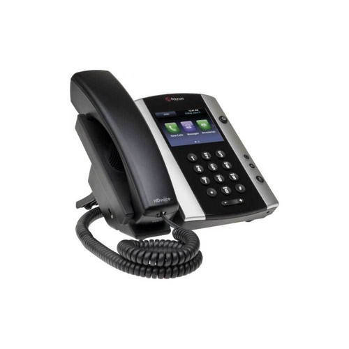 Polycom VVX 501 PoE, VoIP Telefon, Deskphone, schnurgebunden (mk) - Bild 1 von 3