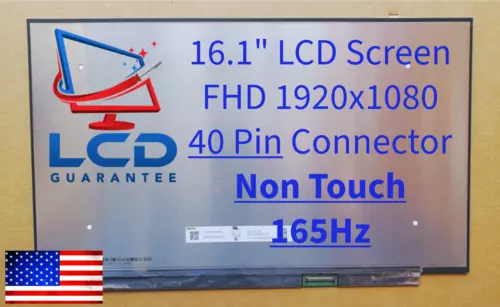 HP Omen 16-WD0073DX 16.1" 165Hz FHD Non-Touch LCD Laptop Screen - Picture 1 of 5