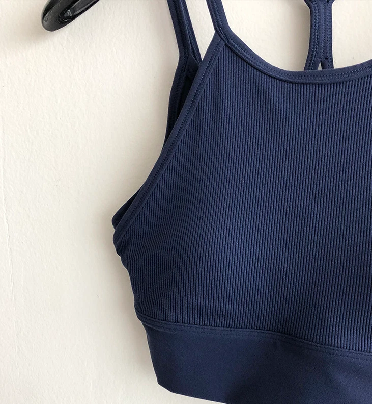 Sujetador deportivo Nike para mujer Indy con tirantes soporte ligero acolchado Longline FB2159-410 Foto 4 de 4