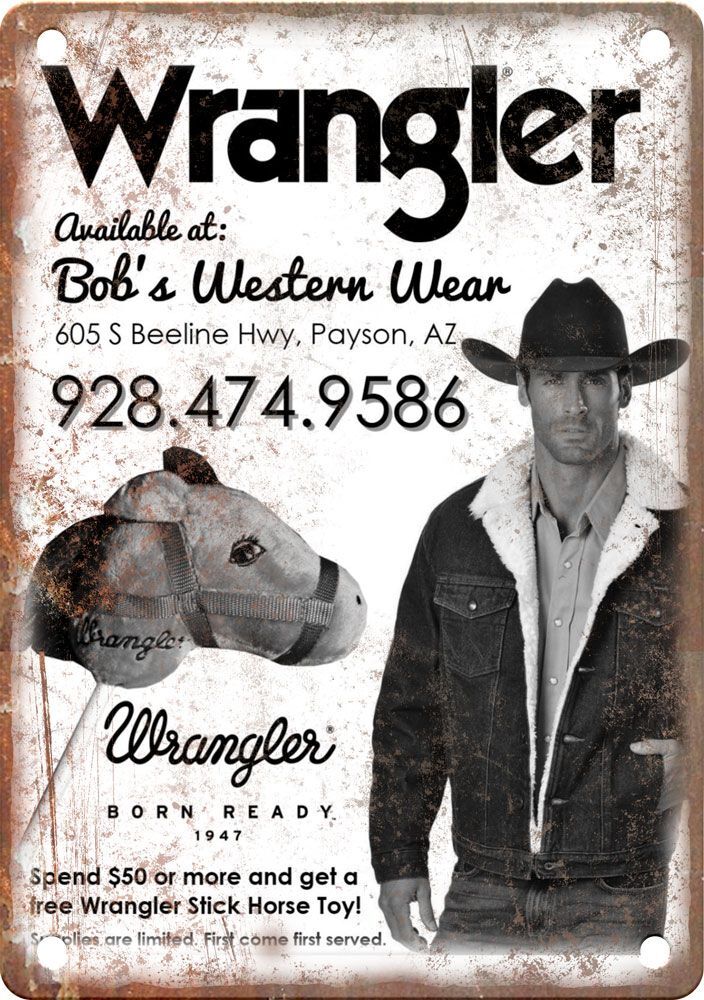 Wrangler Denim Jeans Vintage Magazine Ad 12