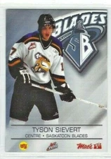 2004-05 Saskatoon Blades (WHL) Tyson Sievert