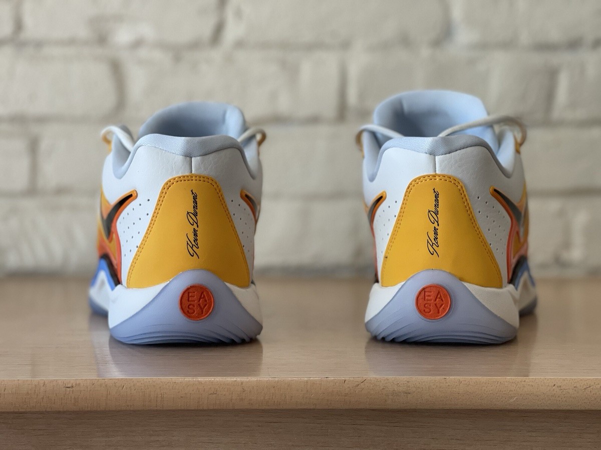Nike Kevin Durant KD 17 Sunrise University Gold White FJ9487 