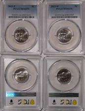 2023 P & D Jefferson Nickel 2 Coin set 5c PCGS MS66FS
