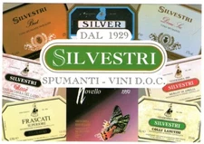SILVESTRI (sparkling wines - D.O.C.) wines - Untraveled Promotional Postcard
