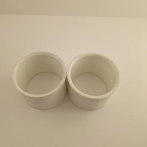 Lot of 2 (3") DWV PVC Repair Couplings 3" New Old Stock