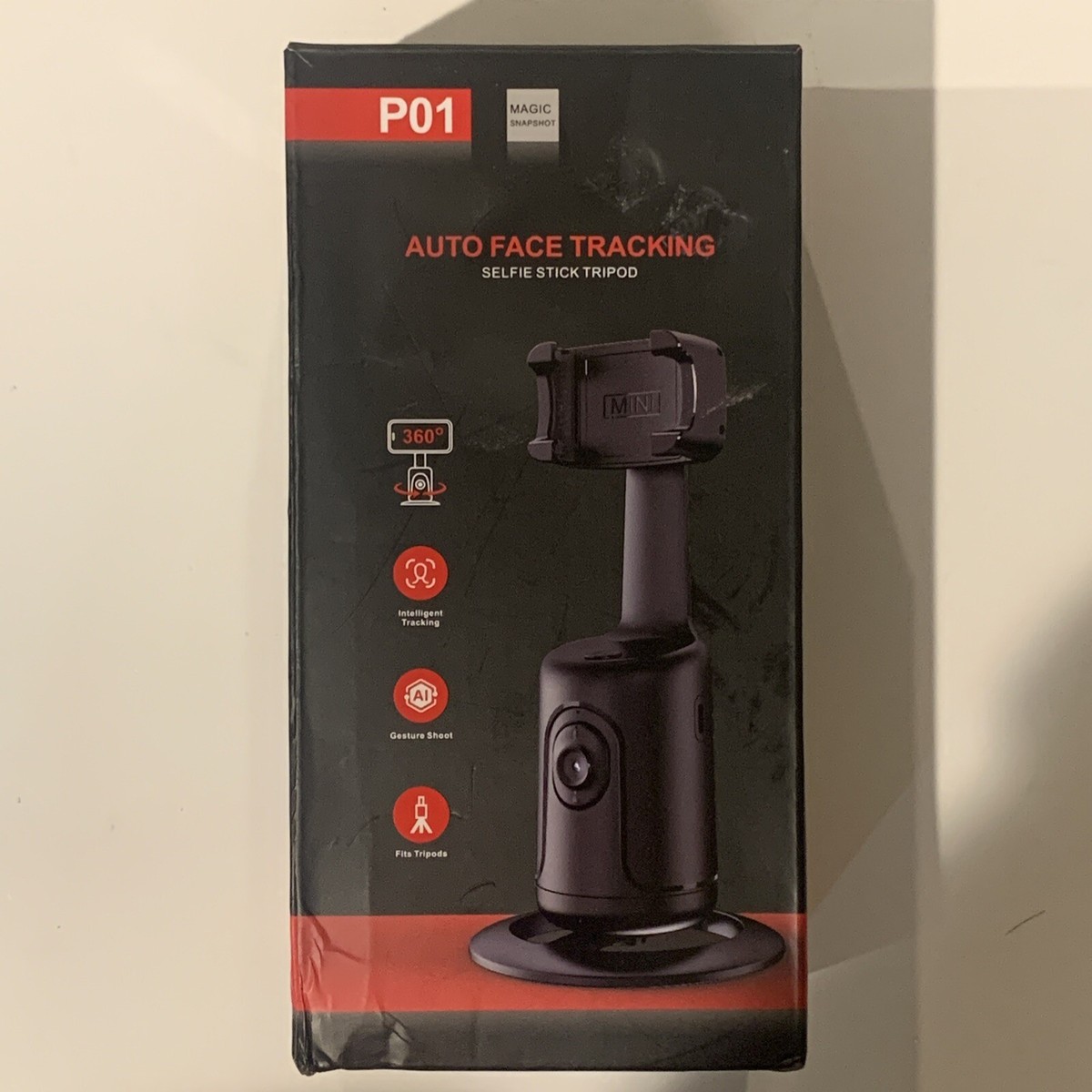 360° Rotation Auto Face Tracking Camera Gimbal Stabilizer Selfie