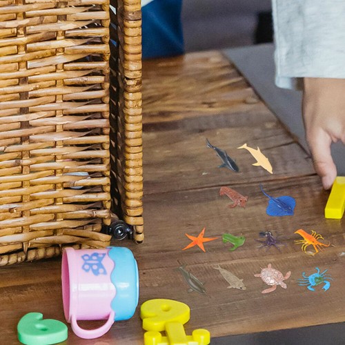 12 szt. Model stworzeń morskich Zabawka Zwierzę morskie Model zwierzę morskie - Zdjęcie 6 z 12